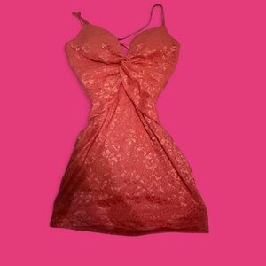Fashion Nova Vibrant Pink Mini Dress